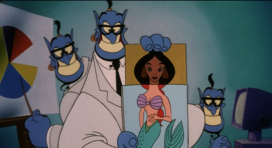 Aladdin and the King of Thieves Hidden Little Mermaid