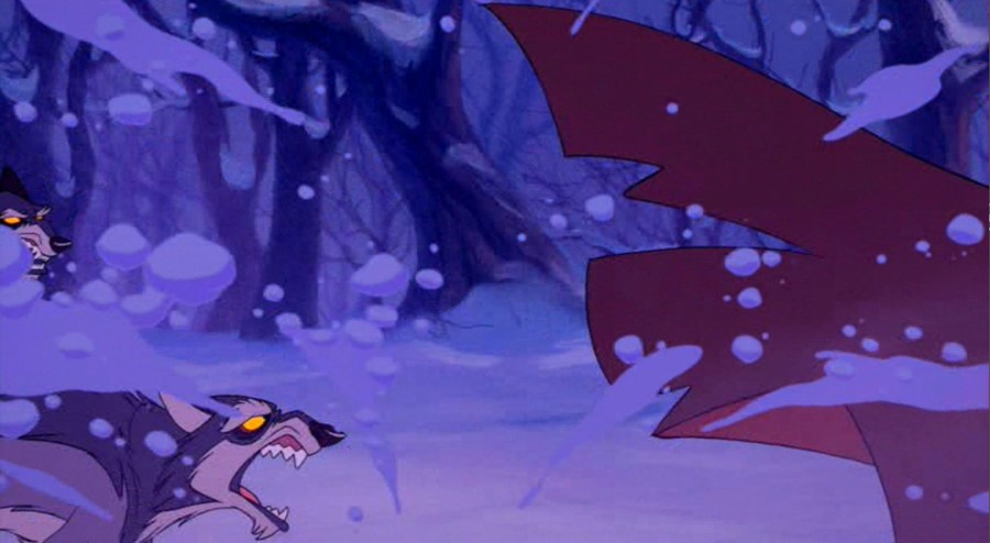 Beauty and the Beast Wolves Hidden Mickey