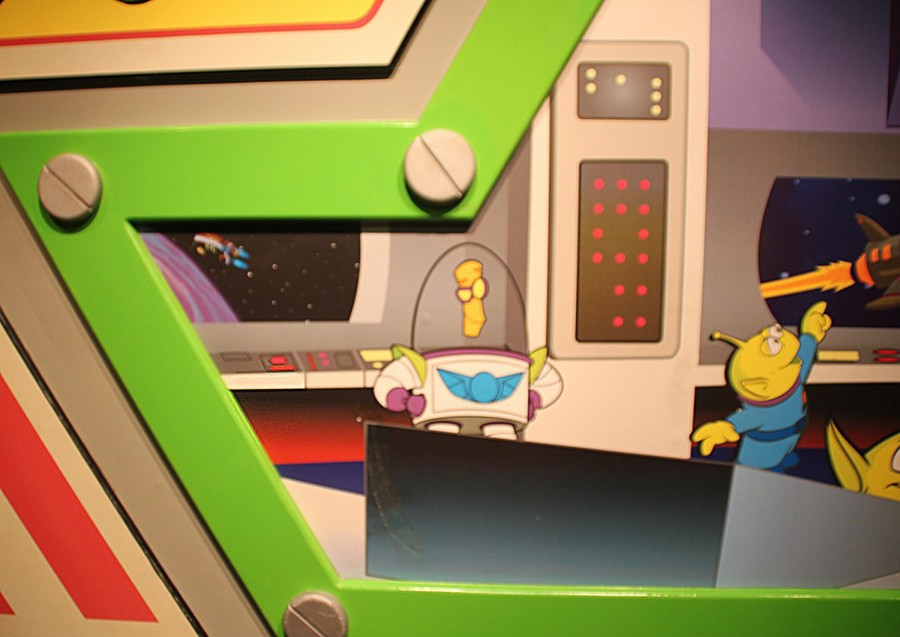 Buzz Lightyear's Space Ranger Spin Hidden Stitch Spaceship