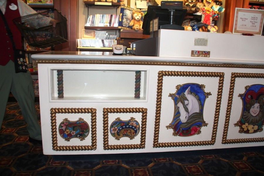 Disney's Boardwalk Store Counter Hidden Mickey