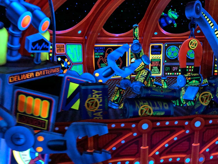 Buzz Lightyear's Space Ranger Spin Hidden Mickey