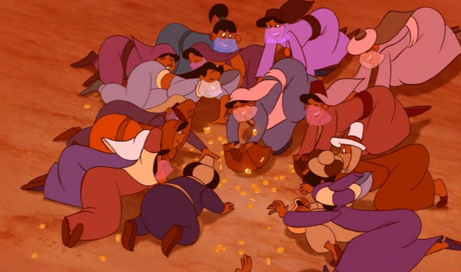 Aladdin Hidden Mickey coins