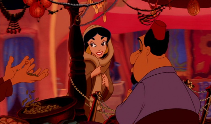 Aladdin peasant girl Hidden Mickey