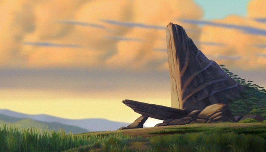 The Lion King 1½ Hidden Mickey Boulders