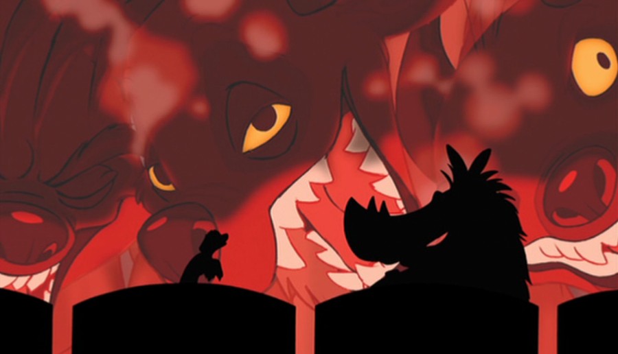 The Lion King 1½ Hidden Mickey Smoke