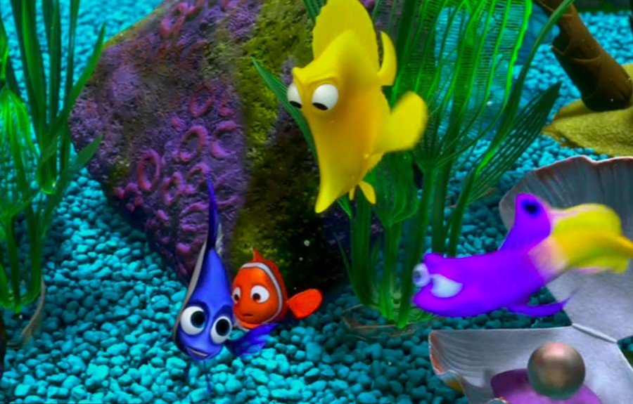 Finding Nemo Aquarium Hidden Mickey