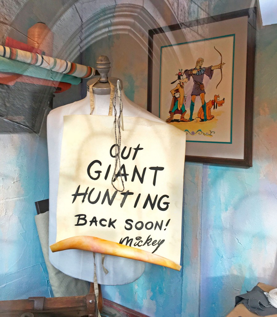 Sir Mickey's Window Display Hidden Mickey