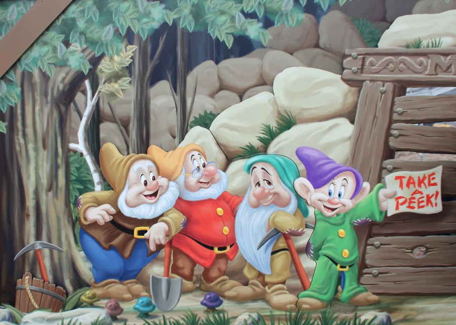 Snow White Dwarf Hidden Mickey