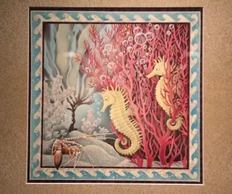 Aulani Resorts Guest Room Sea Art Hidden Mickey