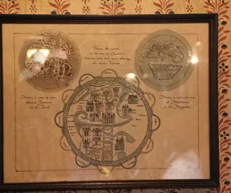 Columbia Harbour House Hidden Mickey Map