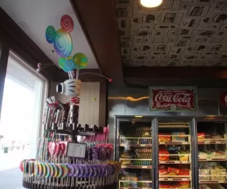 Disney's Boardwalk Store Lollipop Display Hidden Mickey