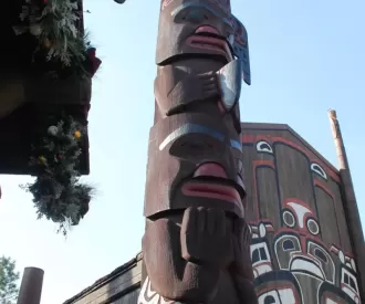 Epcot Canada Totem Pole Hidden Mickey