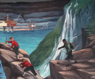 Epcot Norway Maelstrom Ride Hidden Mickey