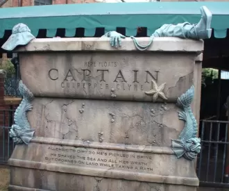 Haunted Mansion Bathtub Headstone Hidden Mickey
