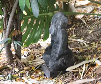 Hidden Menehune Between Lobby and Parking Area