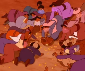 Aladdin Hidden Mickey coins