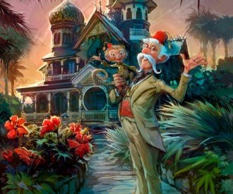 Hong Kong Disneyland Mystic Point Hidden Mickey