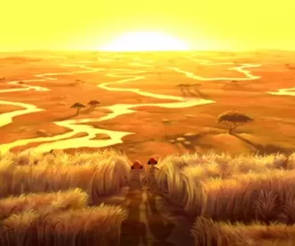 The Lion King 1½ Hidden Mickey Sunrise