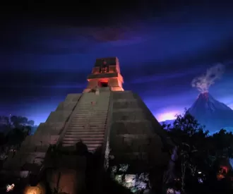 Mexico Volcano Hidden Mickey