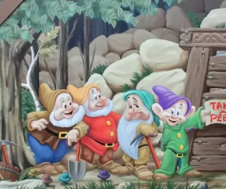 Snow White Dwarf Hidden Mickey