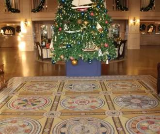 Disney's Yacht Club Resort Carpet Hidden Mickey